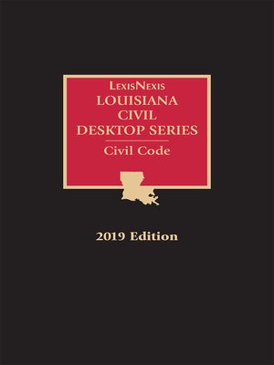 cover image of LexisNexis Louisiana Civil Desktop Series